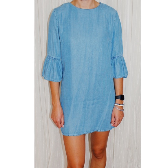 ZARA premium denim collection dress - Picture 2 of 2